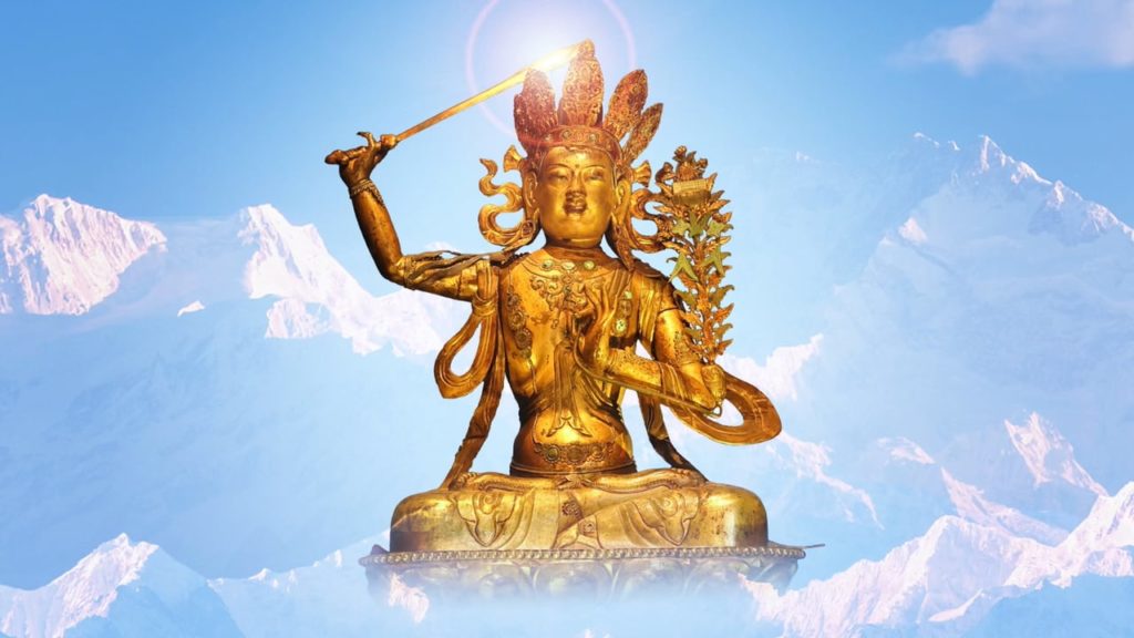 Manjushri a great Buddha and bodhisattva